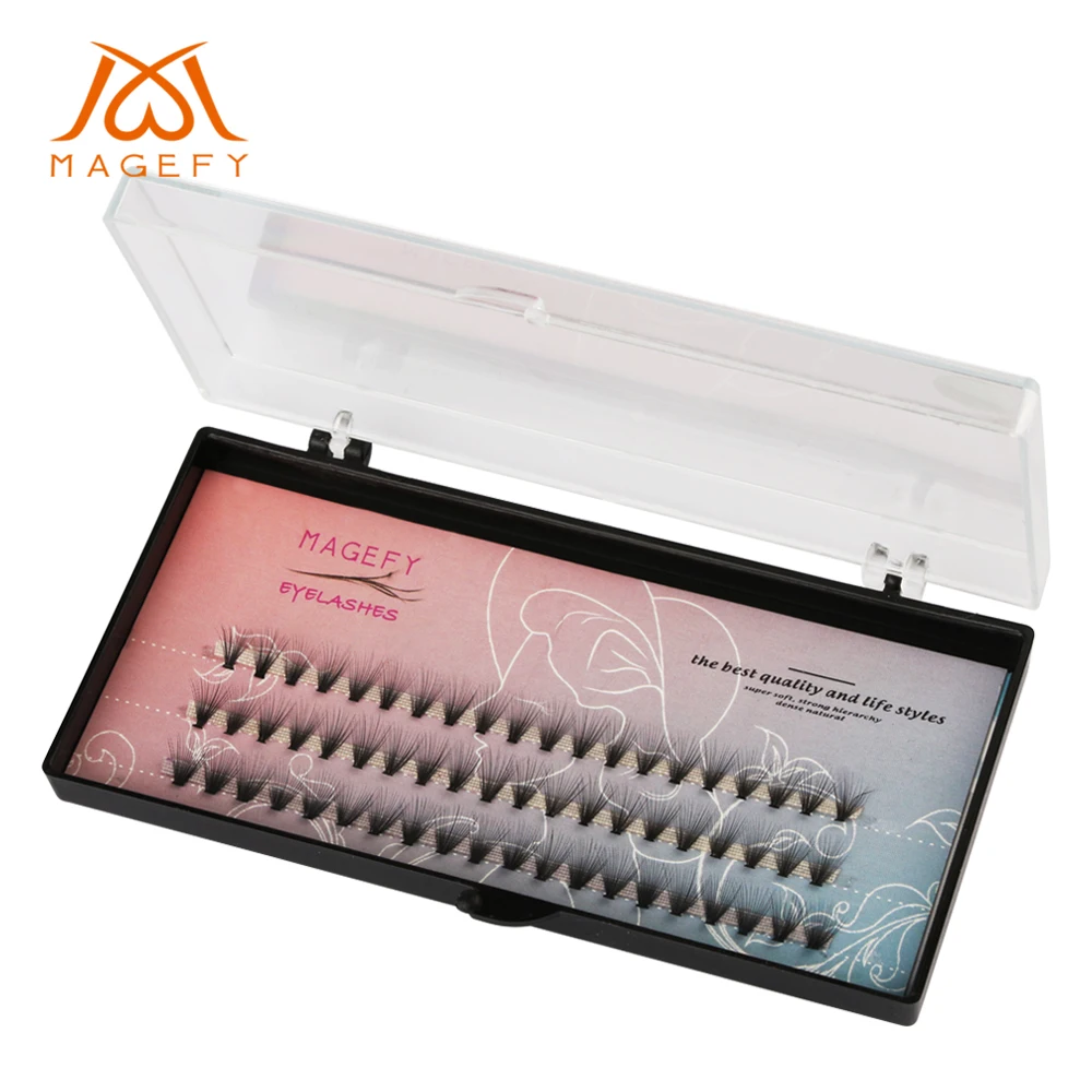 

60pcs Eyelashes Bundles Bunches Professional Makeup Handmade Natural Individual Eyelashes Fake False Eyelash Extensions