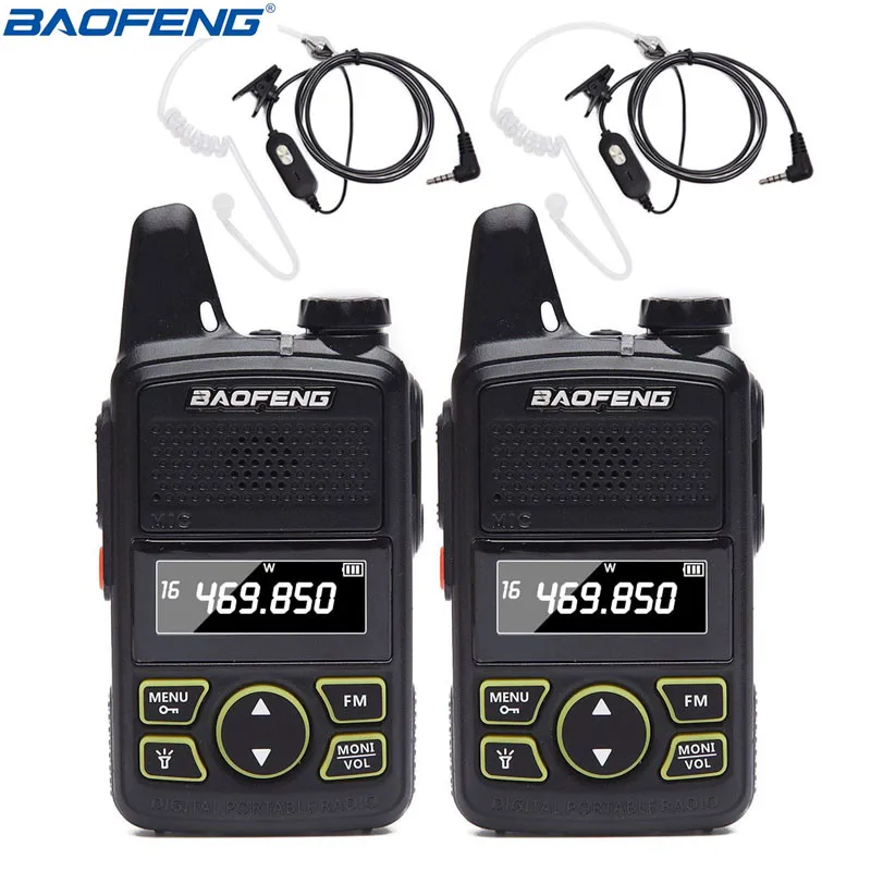

2PCS BAOFENG BF-T1 Kids Radio MINI Talkie Walkie UHF 400-470MHZ 20 Channels Portable Ham CB Radio BAOFENG T1 HF Transceiver