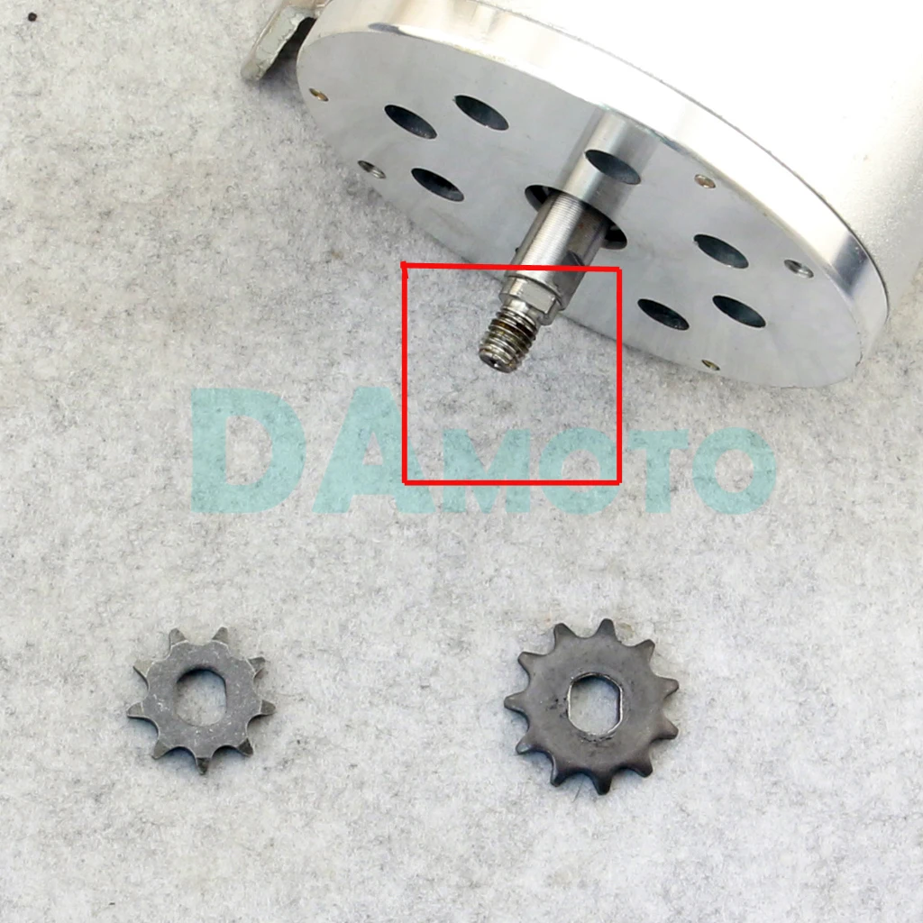 

9T 11T T8F Chain Oval Drive Gear Sprocket 10MM for Razor EVO X-Treme IZIP Brushless Brush Motor 500W 800W 1000W Electric Scooter