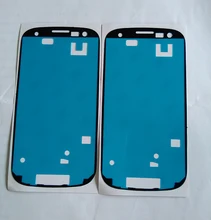 Whole Sale 10pcs/lot New Front Frame Adhesive Glue Sticker For Samsung Galaxy S3 i9300 i9305 High Quality Frame Sticker