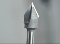 v groove 1/2 שאנק, "V" Bit נתב V Groove, נגרות, גודל 1/2" x 1/2" (4)