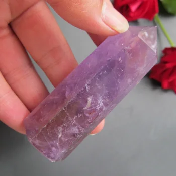 

65g Transparent Natural Clear Amethyst Quartz Crystal Points Single Terminated Crystal Wand Polished Reiki Healing Specimen