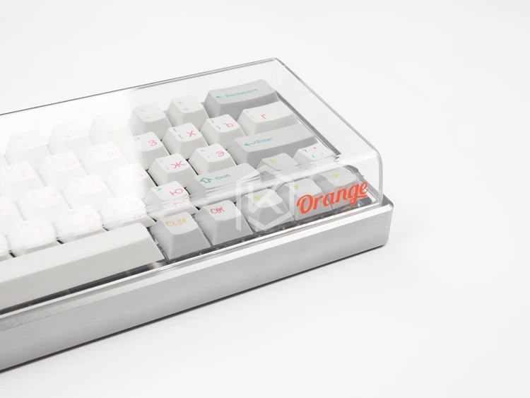 Capa de Poeira Boné para 60% Acrílico Ornage Anti Poeira Guarda Teclado Mecânico Como Gh60 Satan60 Xd60 Xd64 Infinity 60 Poker 2 60% - Imagem 3