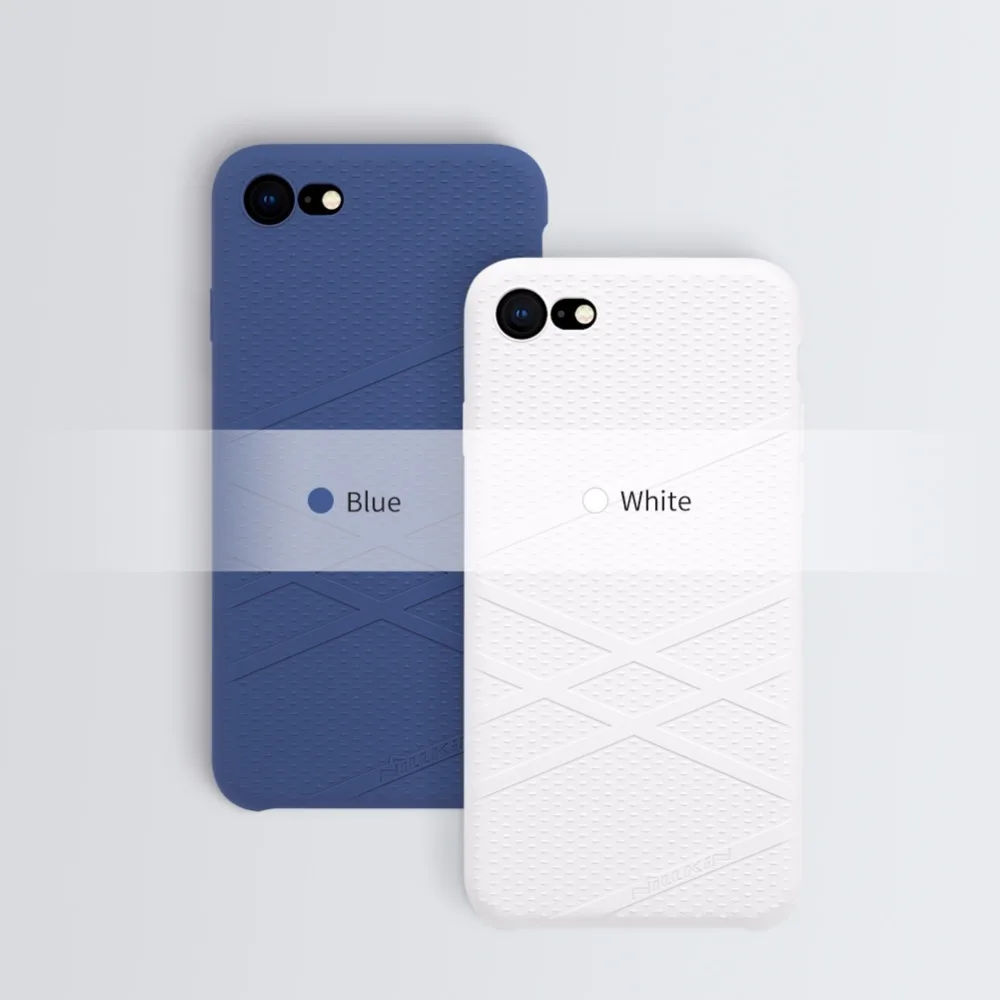 Para iphone 7 caso cubierta de silicona Nillkin líquido delgada shell Protector funda para iphone 7 Plus caso lindo 4,7/5,5