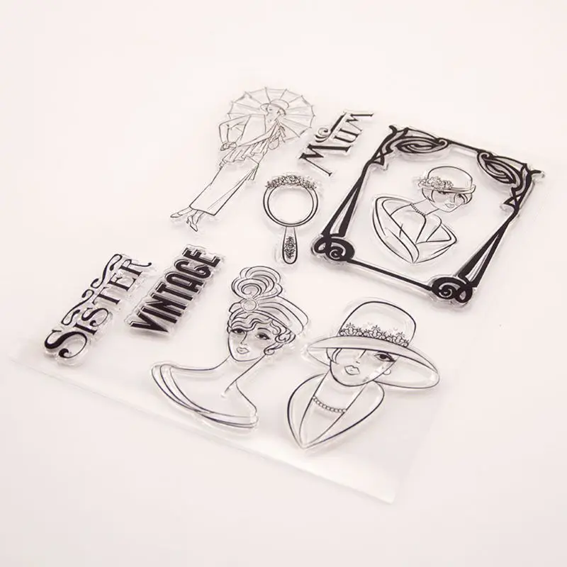 Sister винтажная печать прорезной трафарет для окраски Набор DIY Скрапбукинг тиснение фото декоративные украшения бумажная карта ремесло искусство ручной работы