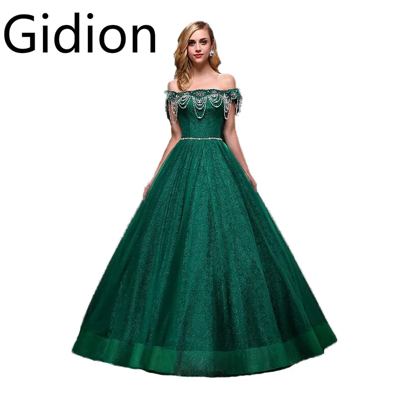 2015 free shipping a line green off the shoulder wedding dresses lace