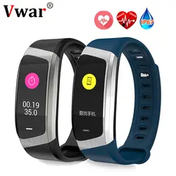 Vwar E18 Smart пульсометр Фитнес трекер IP67 Водонепроницаемый спортивный браслет для Android IOS Smart Watch мужчины против fitbit
