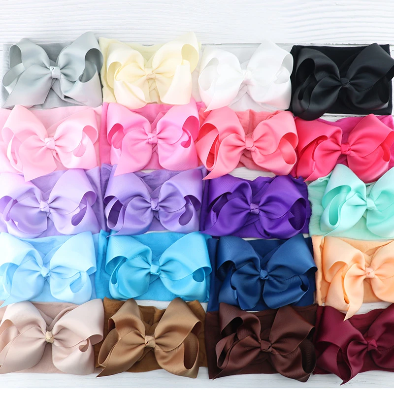 40 Pcs Lote Diy Baby Girl Headbands Newborn 5 Arco Bebe Cabeca Do Bebe Cabeca De Nylon Para Meninas Bandeau Bebe Fille Turbante Arco Acessorios Para Cabelo Aliexpress