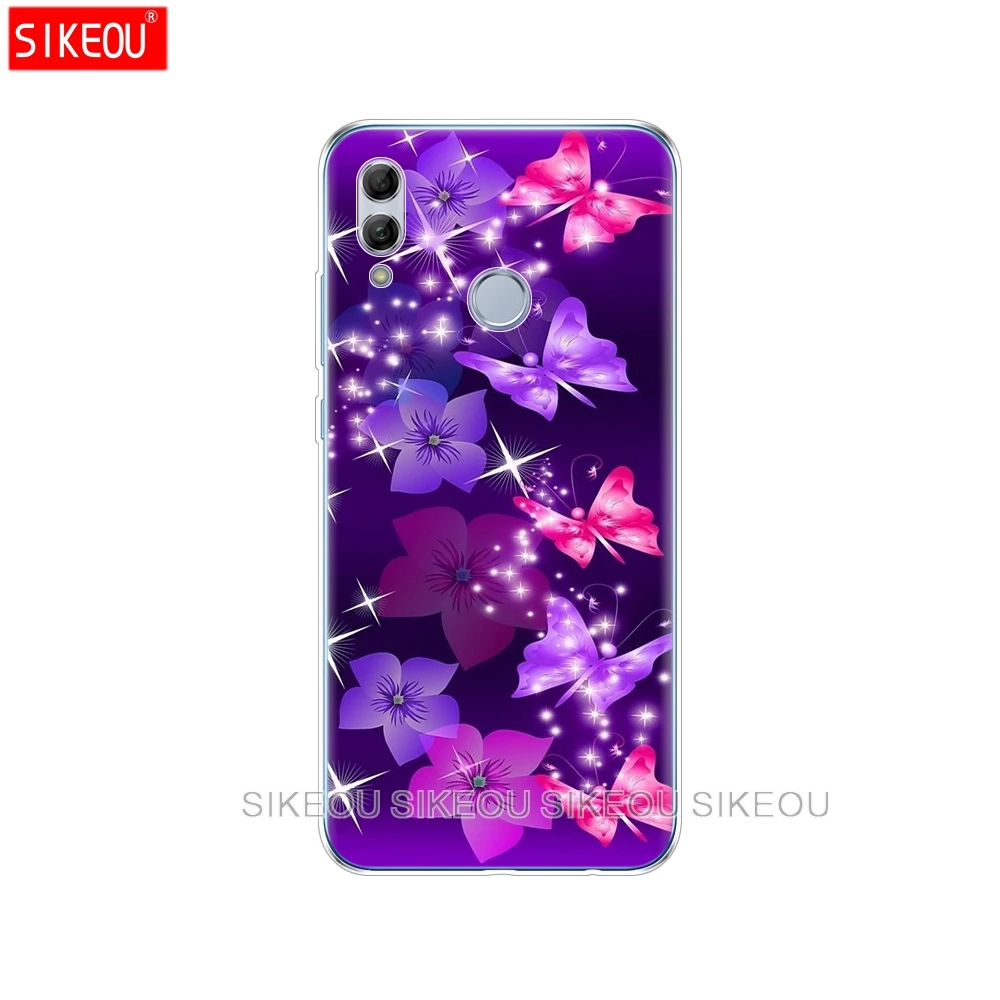 Силиконовый чехол для huawei honor 10 lite, чехол 6,21 дюйма, мягкая задняя крышка из ТПУ, чехол для телефона honor 10 lite, чехол Etui с рисунком, сумки - Цвет: 61006