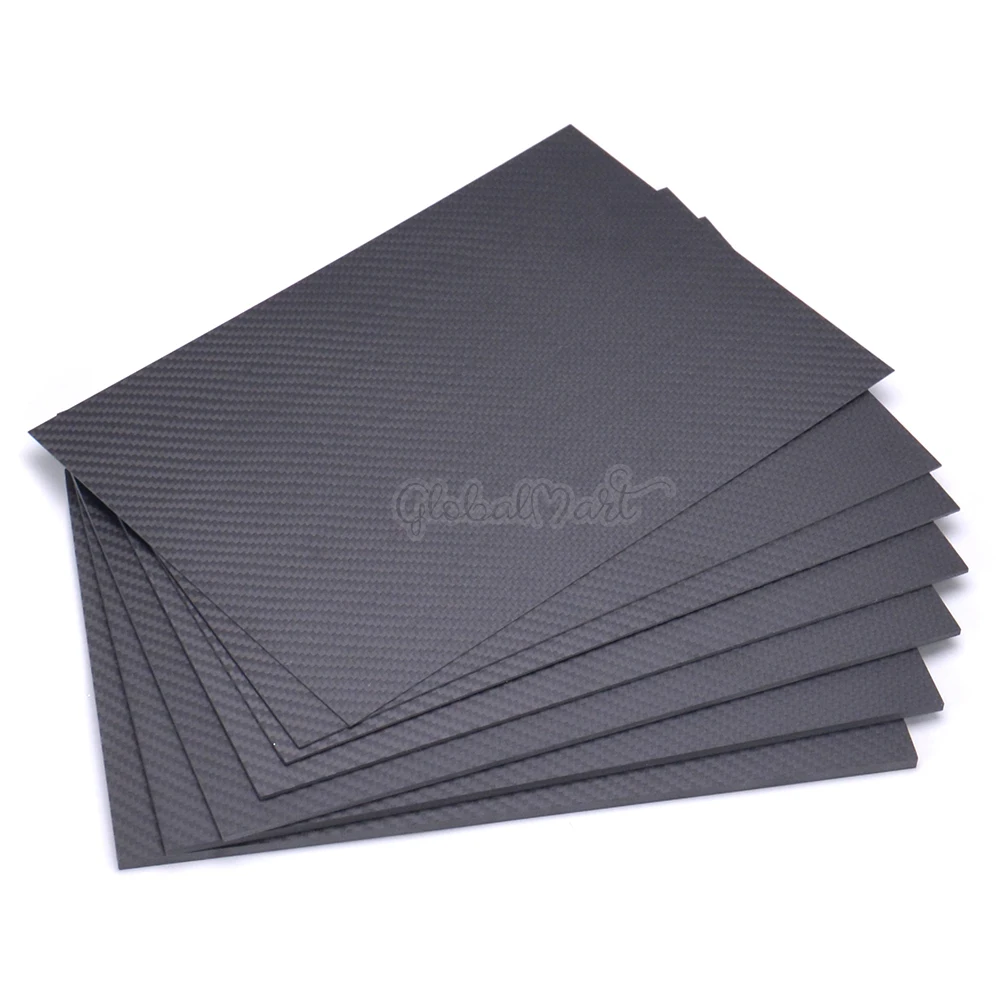 200mm X 300mm X 0.5mm  1mm1.5mm2mm3mm4mm5mm Carbon Plate Panel Sheets High Composite Hardness Material Carbon Fiber Board (6)