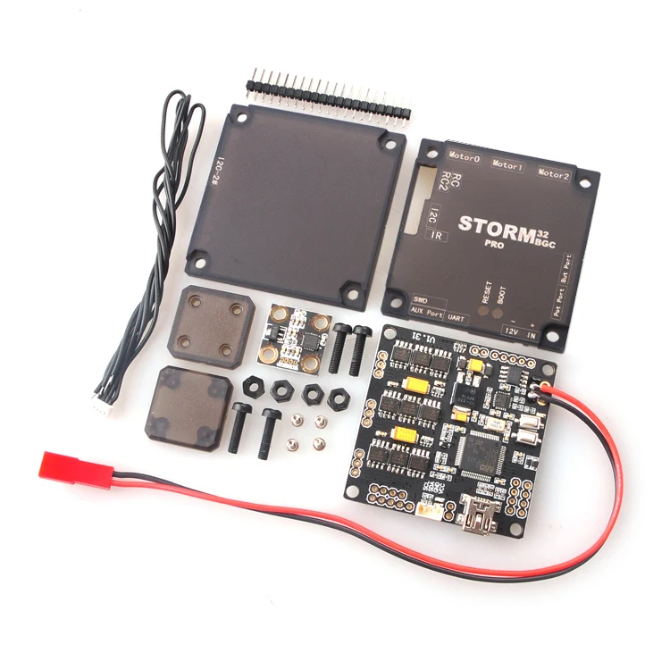 

F18889 Upgraded Version Storm32BGC Pro 32Bit Gimbal Controller Board Dual Gyroscope w/ Anti-Interference Module for Multicopter
