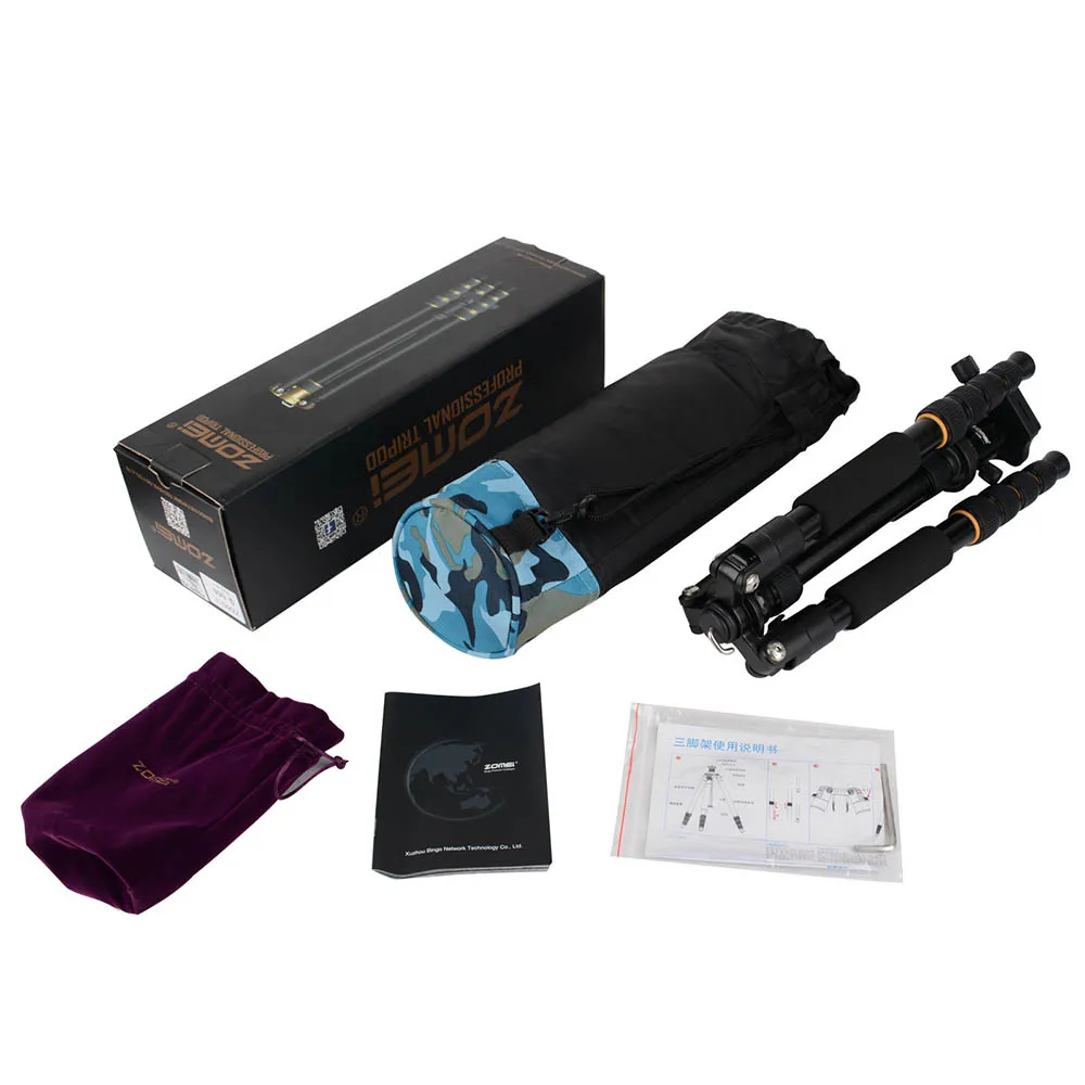 Zomei Q666 Professional Lightweight Camera Tripod