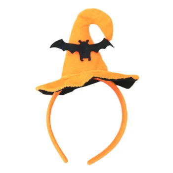 

NICEXMAS 1PC Halloween Bat Headband Lovely Chic Bat Shape Unique Hairband Accessories Hairdress for Girls Party Women Cosplay