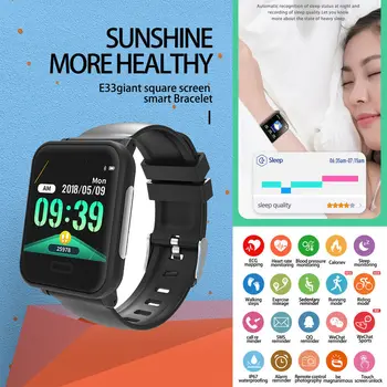 

Smart Bracelet 50m Waterproof Fitness Tracker Passometer Touch Screen Heart Rate Monitor Message Show Call Reminder Watch Band