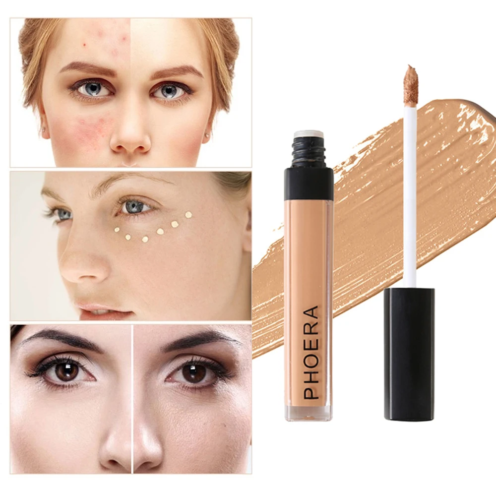 

PHOERA Liquid Concealer Stick 10 Colors Makeup Foundation Cream Scars Acne Cover Smooth Makeup Face Eyes Cosmetic TSLM2