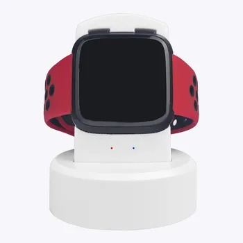 

USB Smart Charger For Fitbit Versa Band Portable Charging Stand With LED Display Charging Dock For Fitbit Versa Smart Accessory