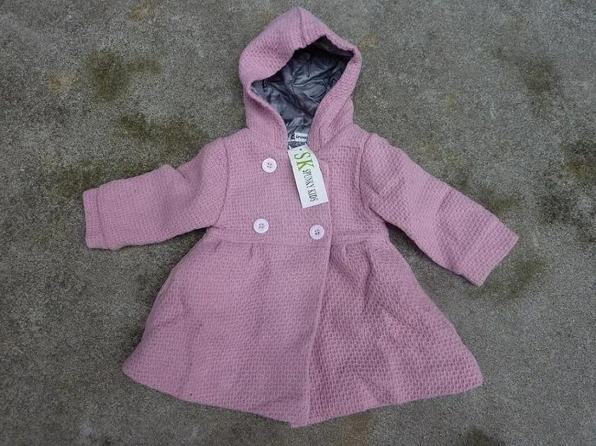 0- 2 лет мода пальто младенца весна и осень одежда для новорожденных пальто девушки Toldder куртка - Цвет: light pink