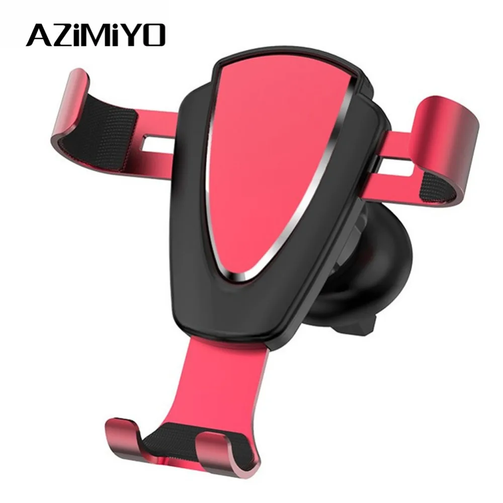 

AZiMiYO metal Car Holder Universal Air Vent Mount Clip Cell Holder For Phone No Magnetic Mobile Phone Stand Holder Smartphone