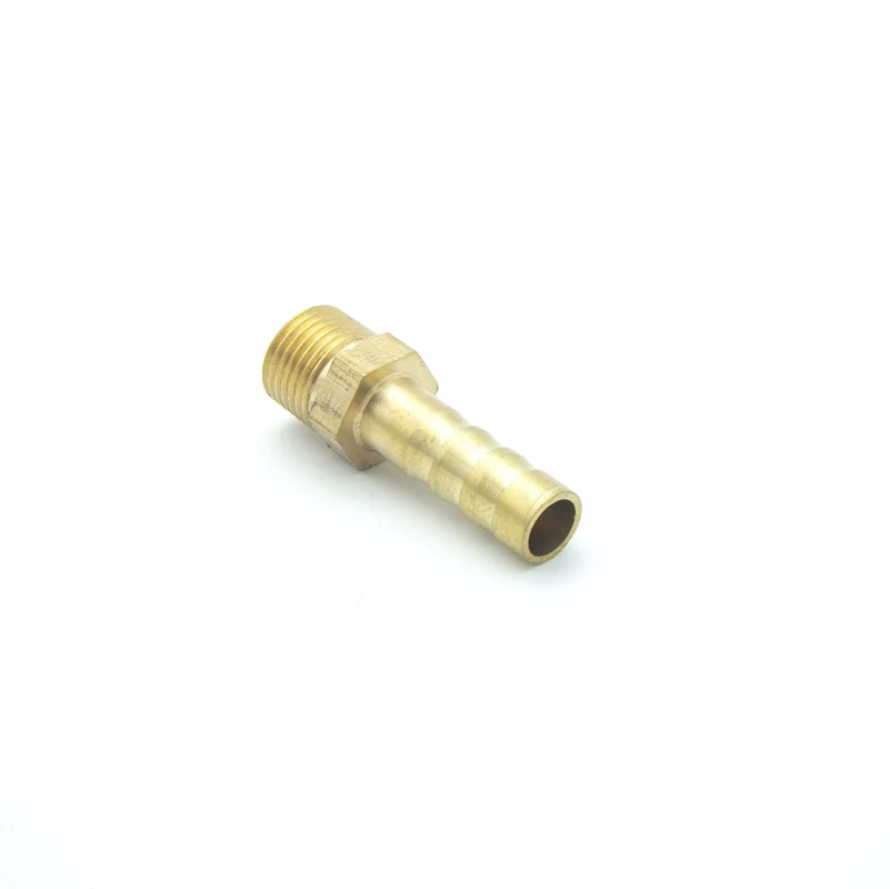 

5mm OD Hose Barb x M6 Metric Male Thread Brass Barbed Pipe Fitting Coupler Connector Adapter Splicer For Fuel Gas Water