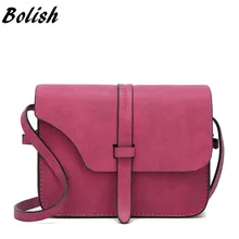 Bolish Fashion Women s Handbag Small Crossbody Bags Vintage Spring Female Shoulder Bag Nubuck Leather Women