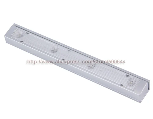 

Wholesale 4 LED Motion Vibration Sensor Light Auto Shake Sensor Detector Lamp Cabinet Drawer Bedroom Energy Saving Night Light