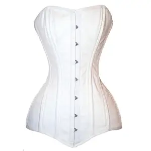 White And Red Corset - Bustiers & Corsets - AliExpress