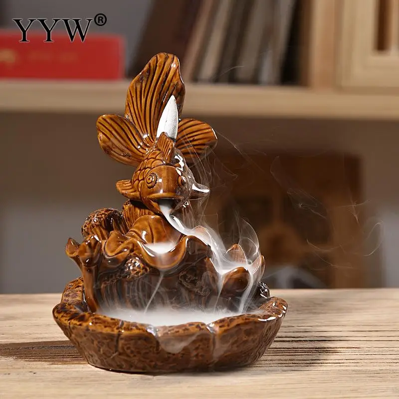 Подставка для ароматических палочек курильница для благовоний горелка водопад курильница переноска ваза для цветов креативные кружки из фарфора Арома дымовая горелка ладан