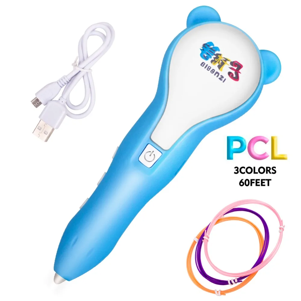 

Kids 3D Printing Pen Set for DIY Art and Crafts Safe Non-Toxic Low Temperature 3D Doodler Printer Pens Children Drawing Art Gift