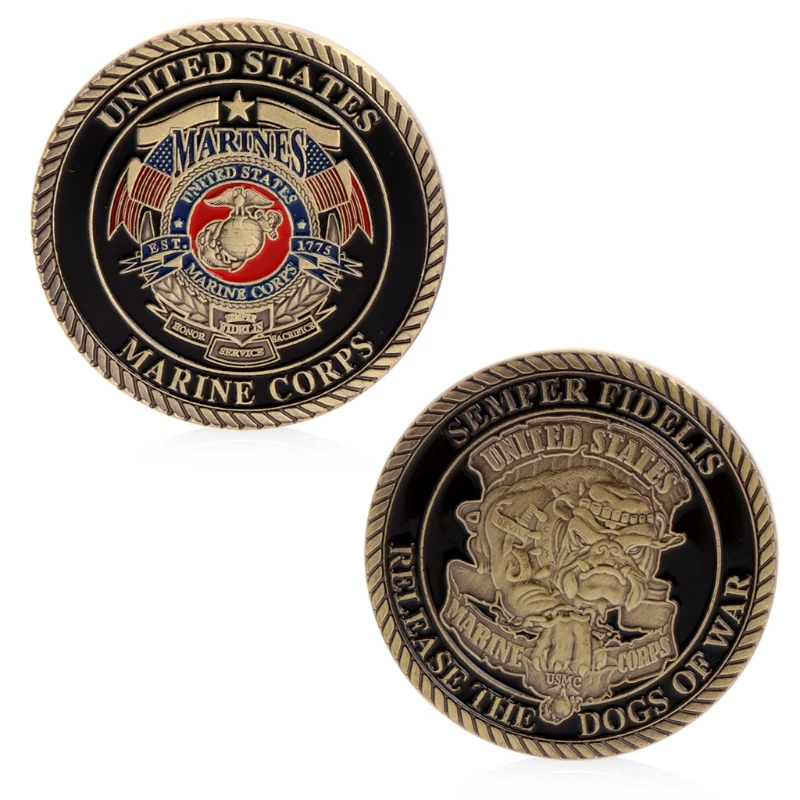

United States Marine Corps Commemorative Challenge Coin Collectible Craft Gift #25624#