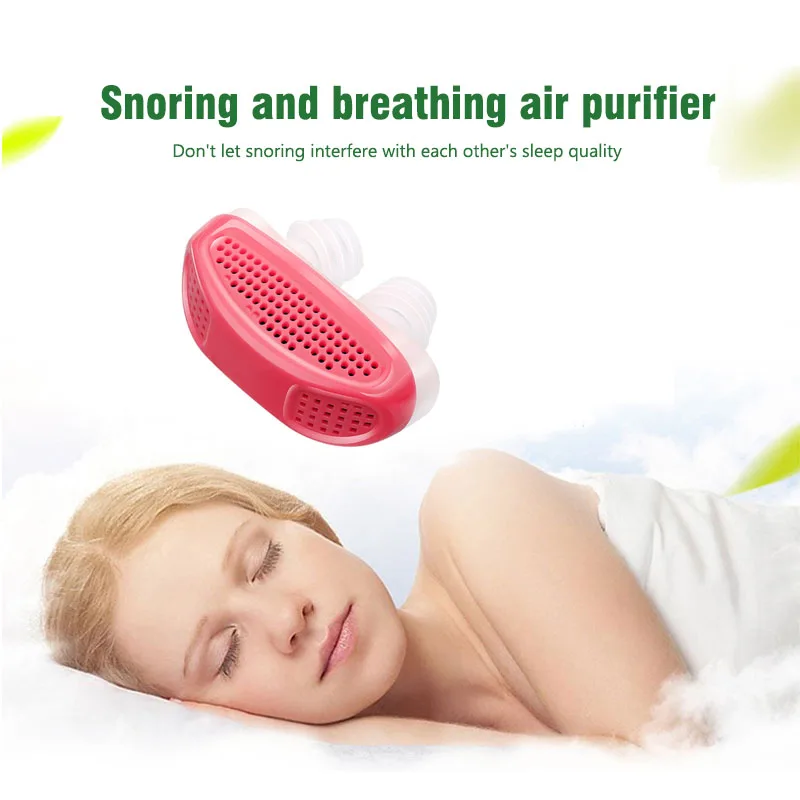 

Relieve Snoring Nose Snore Stopping Breathing Apparatus Guard Sleeping Aid Mini Snoring Device Anti Snore Silicone