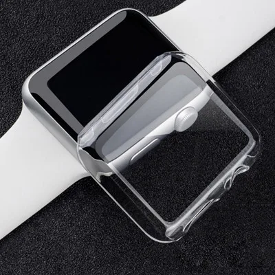 Чехол для apple watch 4 5 44 мм 40 мм 42 мм 38 мм Iwatch серии apple watch 4 3 2 1 Аксессуары Бампер Защитный Корпус рамка - Цвет: Soft Transparent