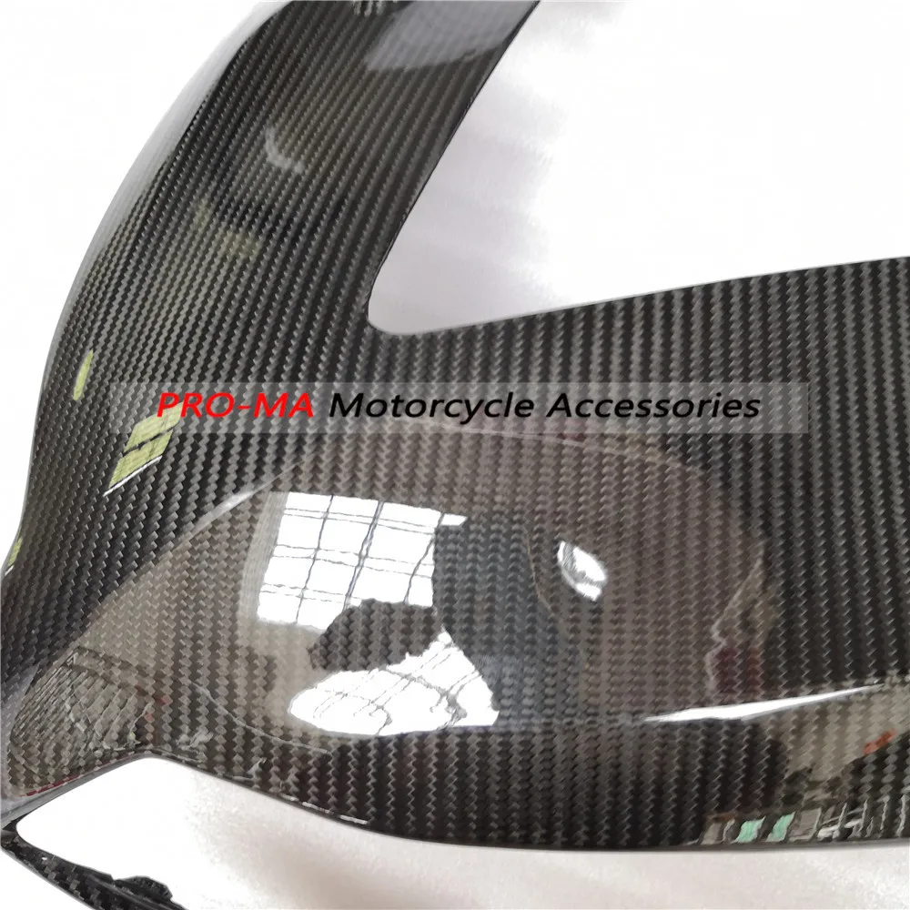 Мотоцикл обтекатель передний обтекатель из углеродного волокна для Honda CBR 1000RR 2012- саржевого глянцевого переплетения