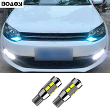 BOAOASI 2x T10 W5W светодиодные лампы для парковки Sidelight без ошибок для VW Golf 5 Polo Jetta Bora Passat CC B7 Tiguan Touareg Scirocco Eos