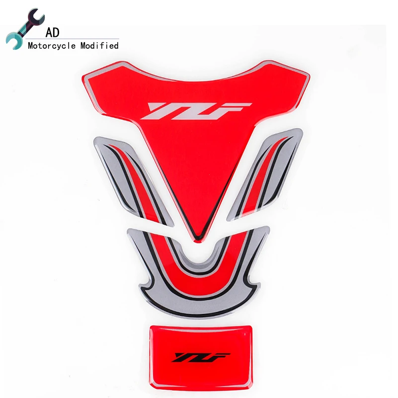 

For Yamaha YZF R1 R3 R6 R1M R15 R125 R25 Tank Pad Sticker Duke390 Tankpads Protection 3D Decal Emblem Motor Parts YZFR1 YZFR3