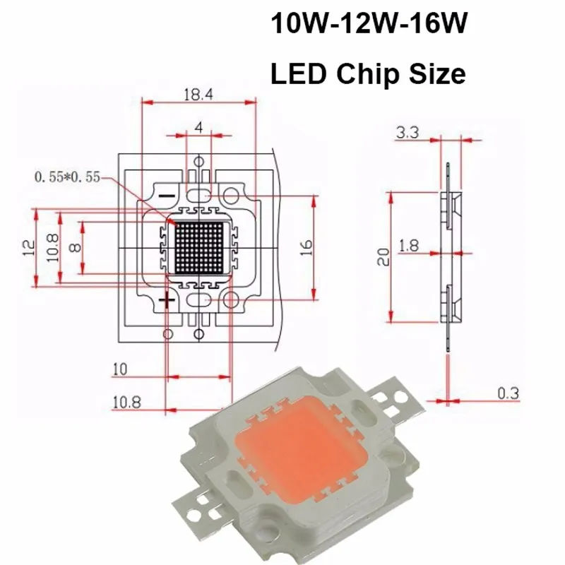 1W-100W LED GROW CHIP-2