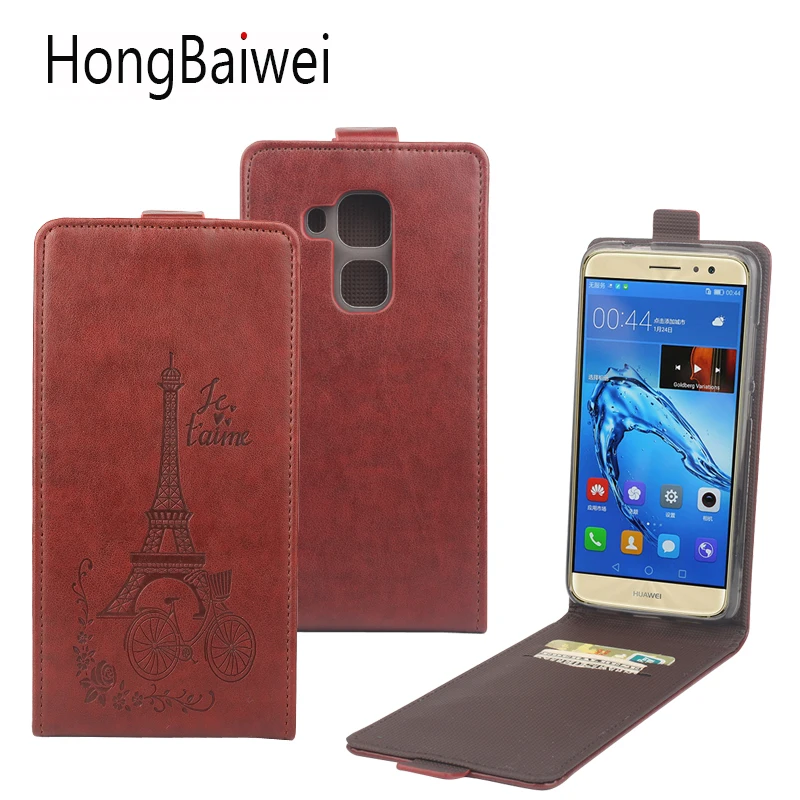 

HongBaiwei Case for Huawei Maimang 5 Case Leather Printed Eiffel Tower Flip Luxury Wallet Phone Case Cover for Huawei Maimang 5