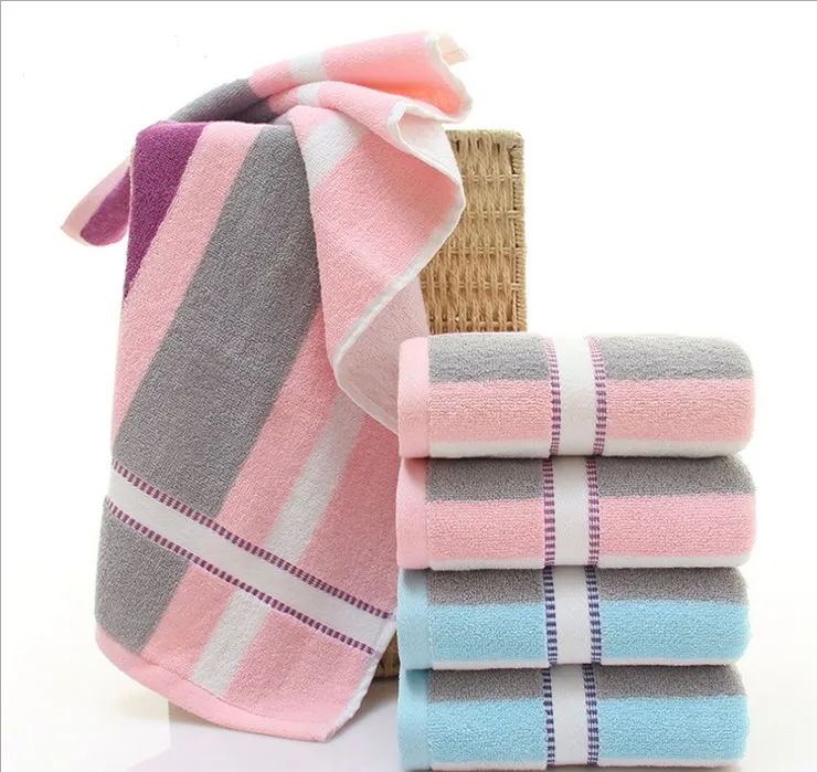 New Arrivals Rainbow Creative stripes Towel Wipe hand Wash face Take