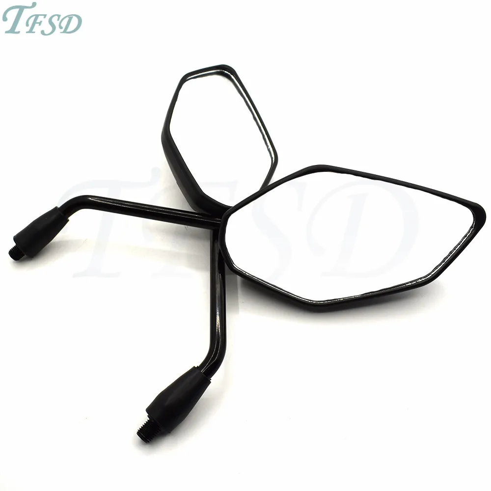 

motorcycle accessories 10 mm universal motorbike motor bicycle rearview mirror for Yamaha YZF R1 R6 FZ1 FAZER R6S R6S YZF750