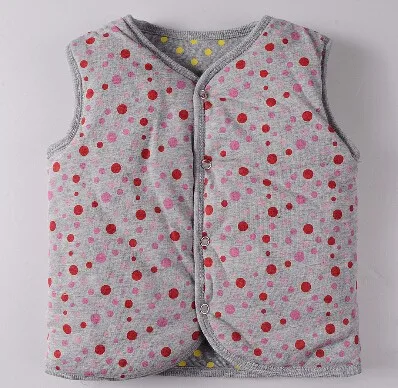Зимнее пальто для малышей двойной хлопок подкладка для девочек Дизайнерская одежда для маленьких мальчиков костюм утепленный жилет для новорожденных одежда жилет