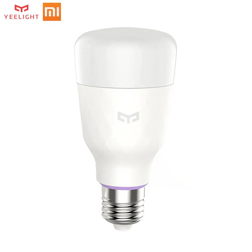 

Xiaomi Yeelight Colorful 800 Lumens 10W E27 Lemon Smart Lamp Smart LED Bulb For Mi Home App White/RGB Option