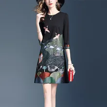 Женское весенне-осеннее роскошное платье с вышивкой элегантное винтажное ретро платье с цветами Макси размера плюс черные вечерние платья NS116