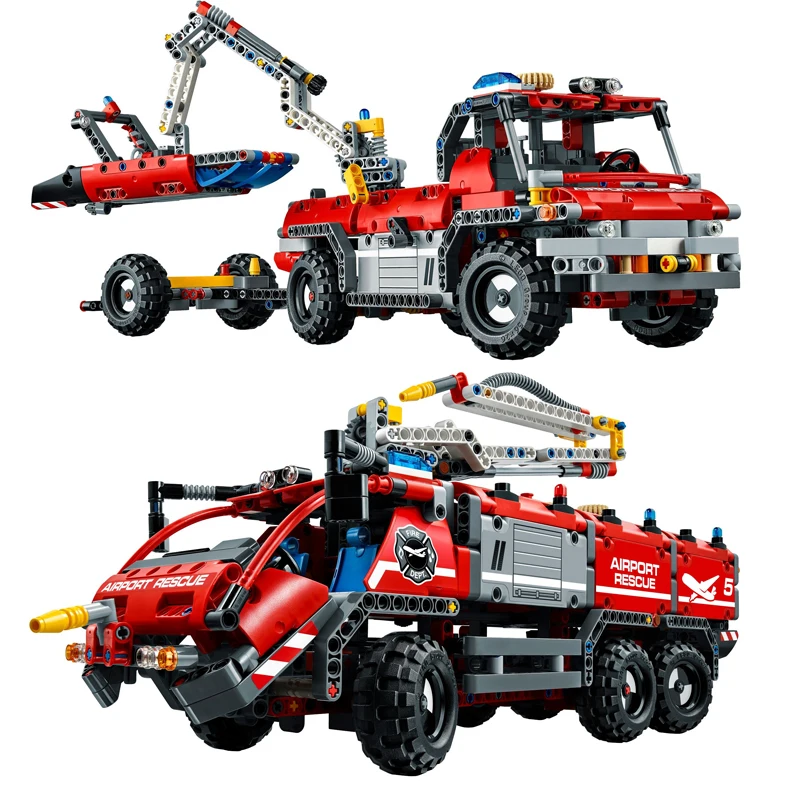 

Model Building Blocks toys 20055 City Rescue Vehicle compatible with lego Technic Series 42068 Educational DIY toys hobbies