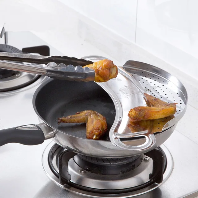 stainless steel frying drain