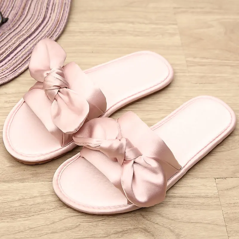 

Summer Fashion Women Slippers Sandals Flip Flops 2019 New Breathable Non-slip Shoes Slides Butterfly-knot Casual Women Shoes