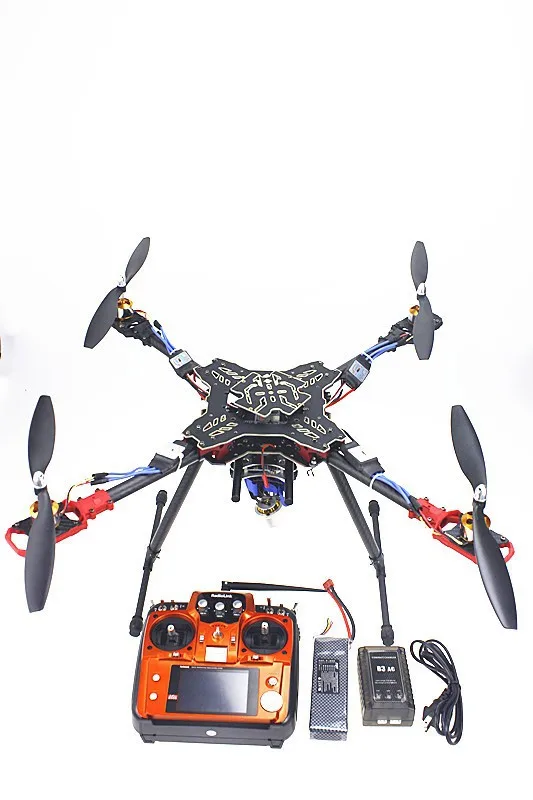 

F11066-D Foldable Rack Quadcopter RTF AT10 Transmitter + QQ Flight Control + Motor +ESC +Propeller +Camera PTZ Battery Charger