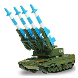 Сплав Танк модель ПВО модель ракеты украшения сплав ракета пистолет мальчик моделирование подарок гусеничный может обед детей хобби игр