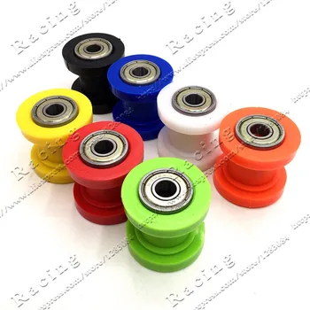 

2pcs of 8mm 10mm Chain Roller Slider Tensioner Wheel Guide Pit Dirt Mini Bike Moto Atv High Quality M8 M10 Free Shipping