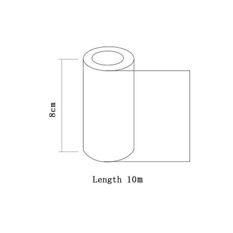 Оберточная лента Торт воротник рулон упаковки 10 м мусс окружающий край прозрачный выпечки Кухонные гаджеты