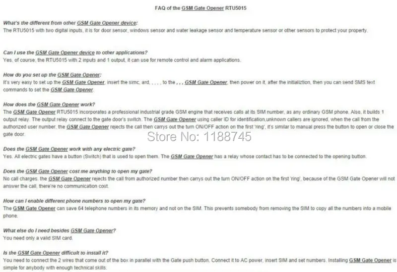 FAQ