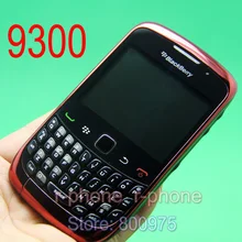 Мобильный телефон BlackBerry 9300 Curve, смартфон Blackberry OS, разблокированный 3g, Wifi, Bluetooth, мобильный телефон и красный